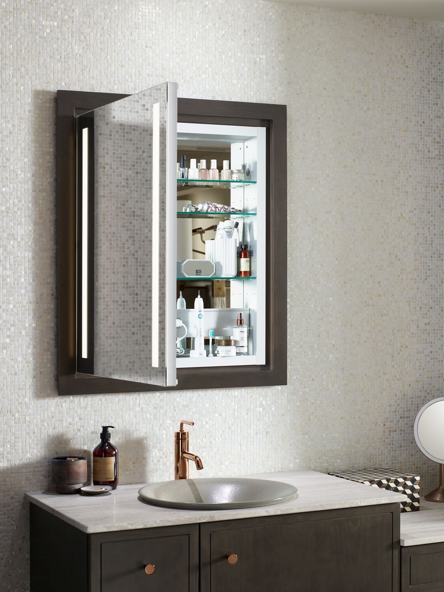 KOHLER K-99007-TLC-NA Verdera 24" X 30" Lighted Medicine Cabinet