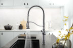 KOHLER K-77515-CP Tournant Semi-Professional Kitchen Sink Faucet With Three-Function Sprayhead - Polished Chrome