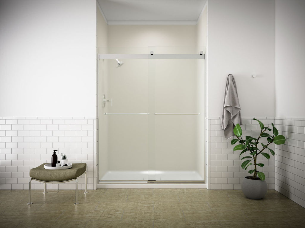 KOHLER K-9479-NY Archer 60" X 36" Alcove Shower Base, Center Drain - Dune