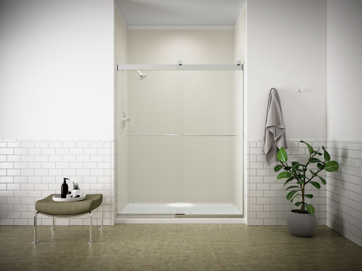 KOHLER K-9479-NY Archer 60" X 36" Alcove Shower Base, Center Drain - Dune