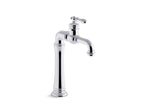 KOHLER K-72763-9M-BL Artifacts Gentleman'S Single-Handle Bathroom Sink Faucet, 1.2 Gpm - Matte Black