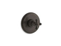 KOHLER K-T72769-3-2BZ Artifacts Mastershower Temperature Control Valve Trim With Cross Handle In Oil-Rubbed Bronze