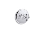 KOHLER K-T72769-3-2MB Artifacts Mastershower Temperature Control Valve Trim With Cross Handle - Vibrant Brushed Moderne Brass