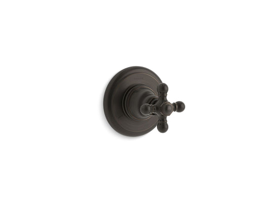 KOHLER K-T72770-3-2BZ Artifacts Mastershower Transfer Valve Trim With Cross Handle In Oil-Rubbed Bronze