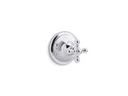 KOHLER K-T72770-3-CP Artifacts Mastershower Transfer Valve Trim With Cross Handle - Polished Chrome