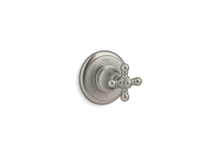 KOHLER K-T72771-3-BN Artifacts MasterShower volume control valve trim with cross handle - Vibrant Brushed Nickel