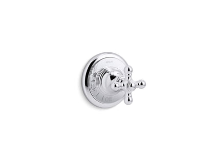 KOHLER K-T72771-3-2MB Artifacts MasterShower volume control valve trim with cross handle - Vibrant Brushed Moderne Brass