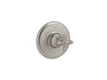 KOHLER K-TS72767-3-BN Artifacts Rite-Temp Valve Trim With Cross Handle - Vibrant Brushed Nickel