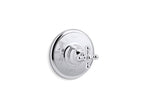 KOHLER K-TS72767-3-AF Artifacts Rite-Temp Valve Trim With Cross Handle - Vibrant French Gold