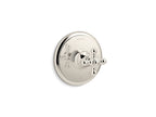 KOHLER K-T72769-3-SN Artifacts Mastershower Temperature Control Valve Trim With Cross Handle - Vibrant Polished Nickel