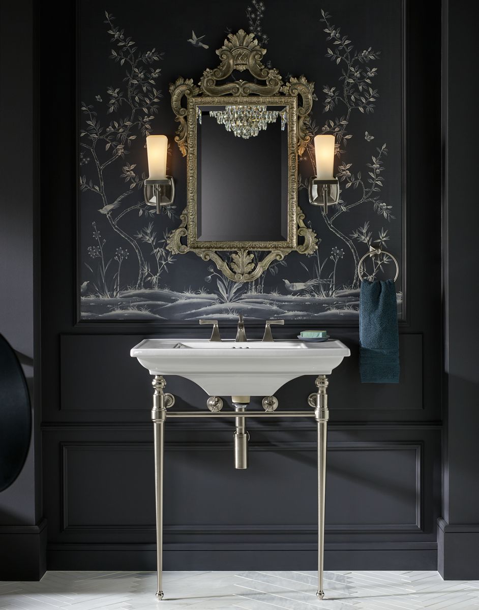 KOHLER K-30003-CP Memoirs Stately Console Table Legs For K-2269 Memoirs Sink - Polished Chrome