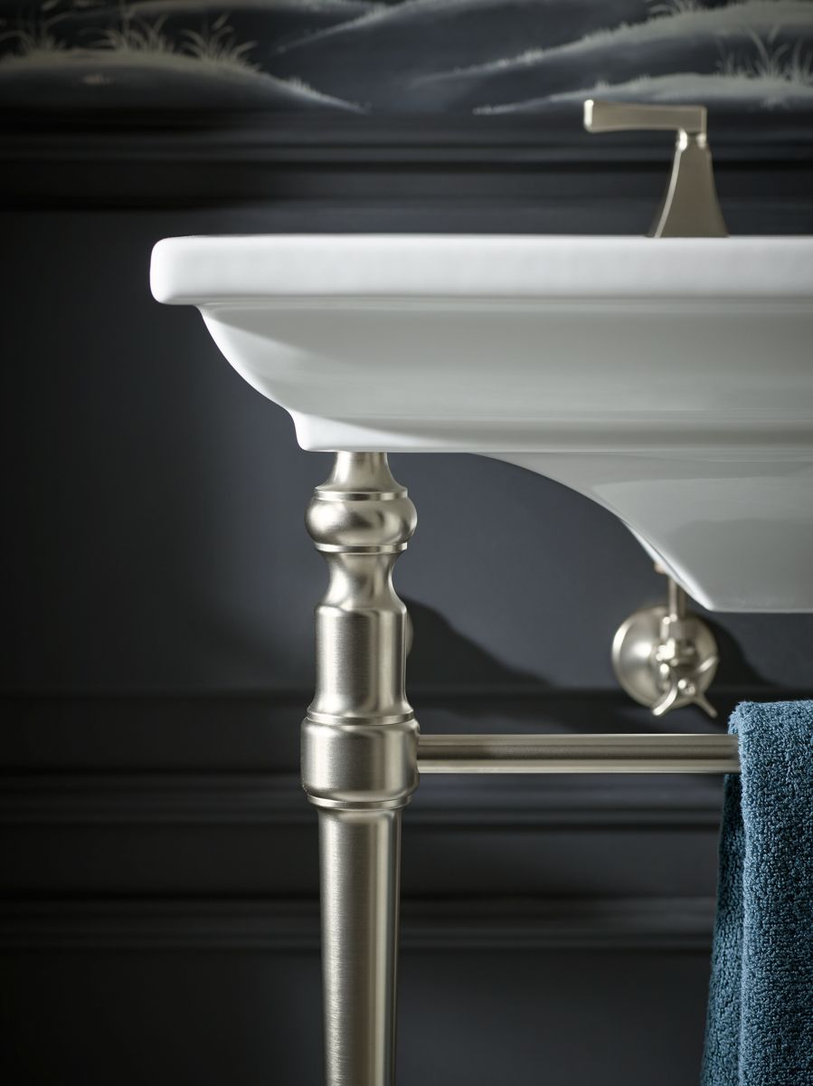 KOHLER K-30003-CP Memoirs Stately Console Table Legs For K-2269 Memoirs Sink - Polished Chrome
