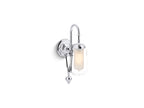 KOHLER K-72581-BLL Artifacts One-Light Adjustable Sconce - Matte Black