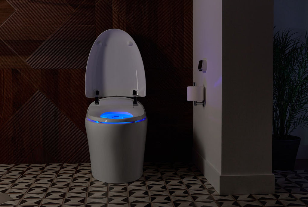 KOHLER K-77780-0 Karing One-Piece Elongated Smart Toilet, 1.08 Gpf - White