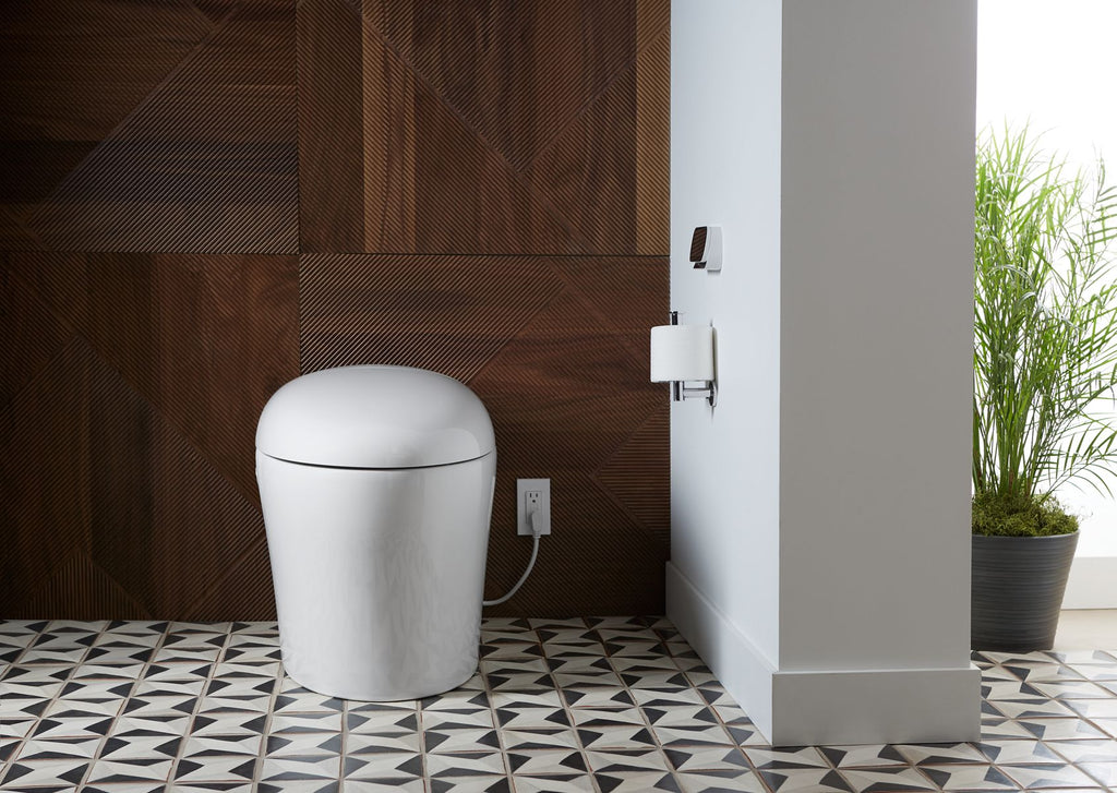 KOHLER K-77780-0 Karing One-Piece Elongated Smart Toilet, 1.08 Gpf - White