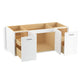 KOHLER K-99544-1WA Jute 48" Wall-Hung Bathroom Vanity Cabinet In Linen White