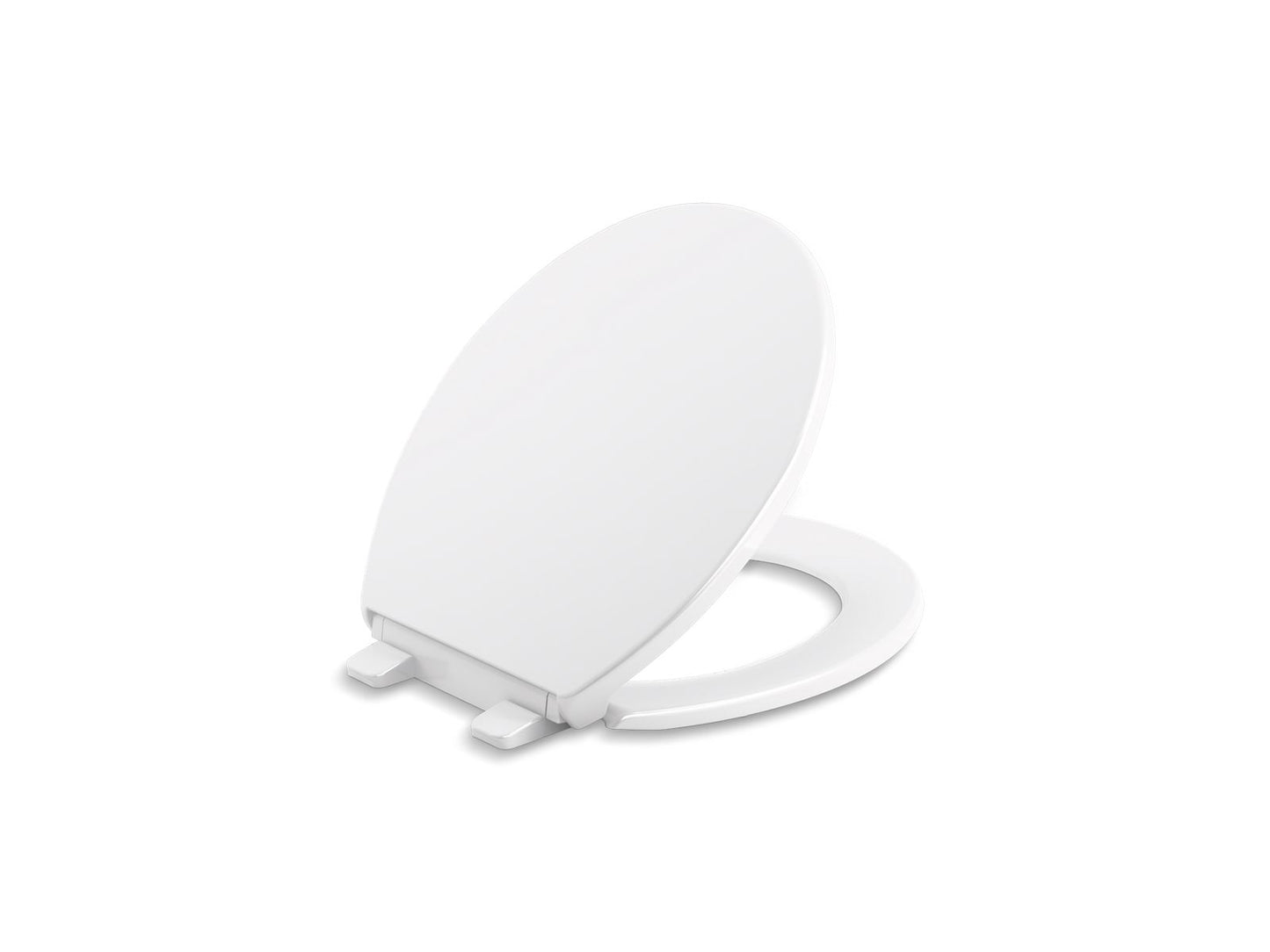 KOHLER K-4775-0 Brevia Quick-Release Round-Front Toilet Seat In White