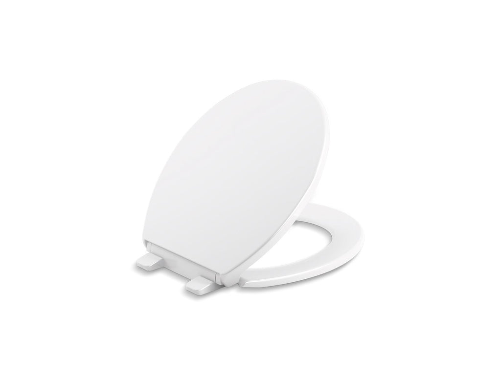 KOHLER K-4775-96 Brevia Quick-Release Round-Front Toilet Seat - Biscuit