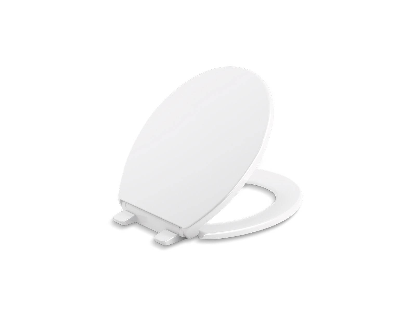 KOHLER K-4775-96 Brevia Quick-Release Round-Front Toilet Seat - Biscuit