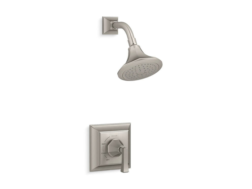 KOHLER K-TS462-4V-BN Memoirs Stately Rite-Temp Shower Trim Kit, 2.5 Gpm - Vibrant Brushed Nickel