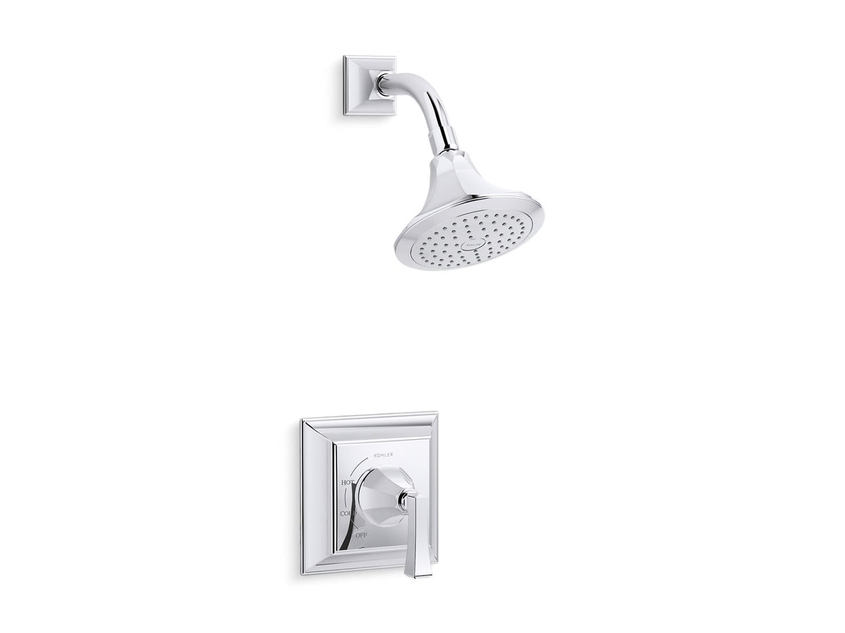 KOHLER K-TS462-4V-BN Memoirs Stately Rite-Temp Shower Trim Kit, 2.5 Gpm - Vibrant Brushed Nickel
