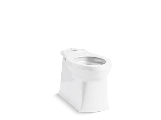 KOHLER K-4144-0 Corbelle Elongated Toilet Bowl With Skirted Trapway In White