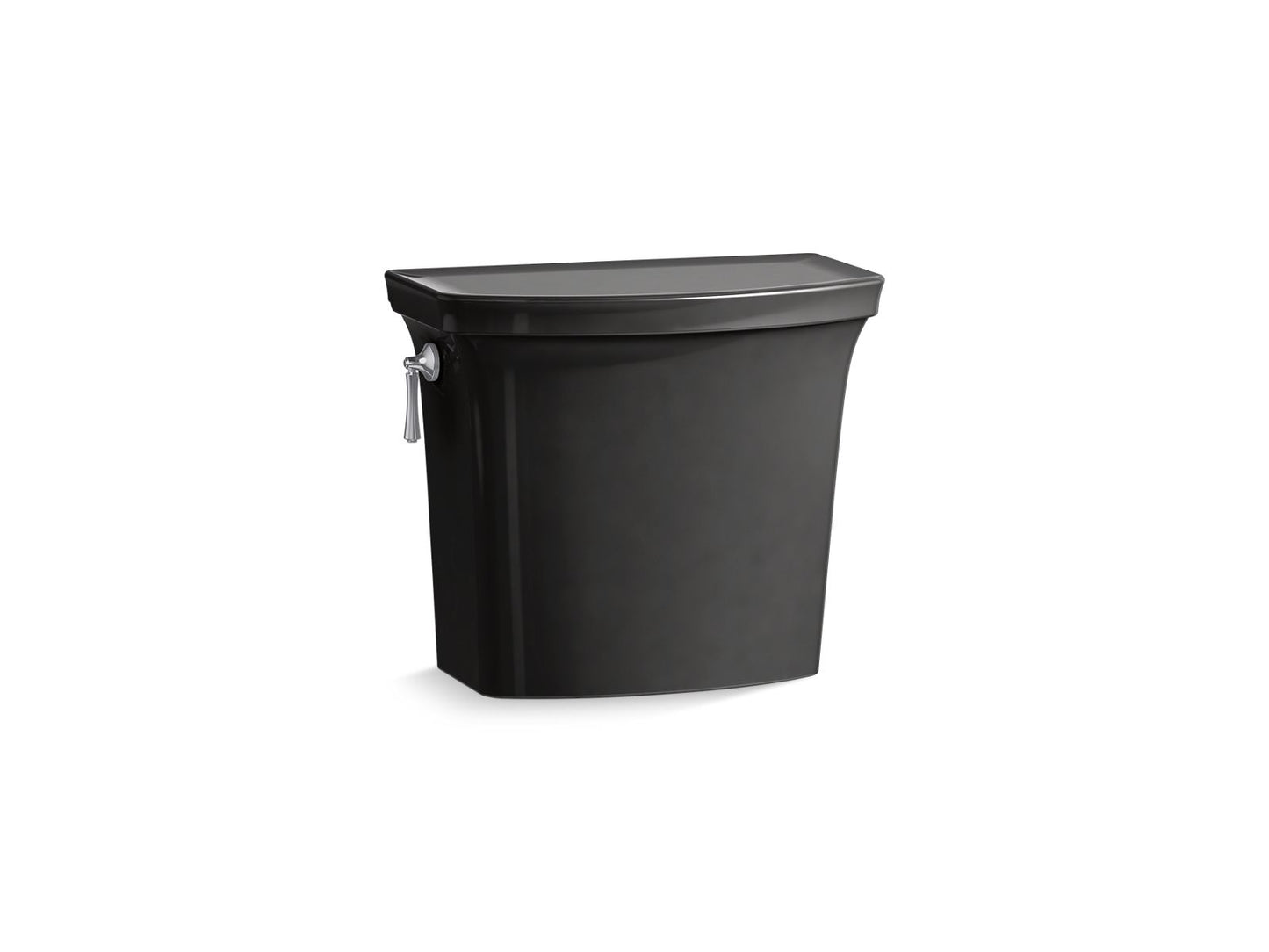 KOHLER K-4143-7 Corbelle Toilet Tank, 1.28 Gpf In Black Black