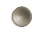 KOHLER K-77714-TB2 Shagreen Carillon 17-1/2" Round Drop-In Bathroom Sink, No Overflow - Ebony Pearl