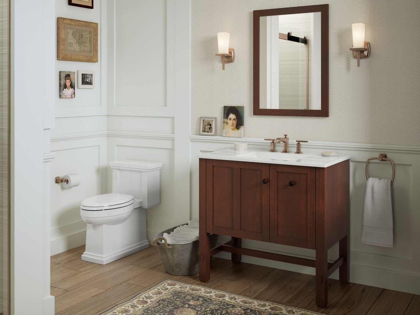 KOHLER K-5288-F69 Tresham 36" Bathroom Vanity Cabinet In Woodland