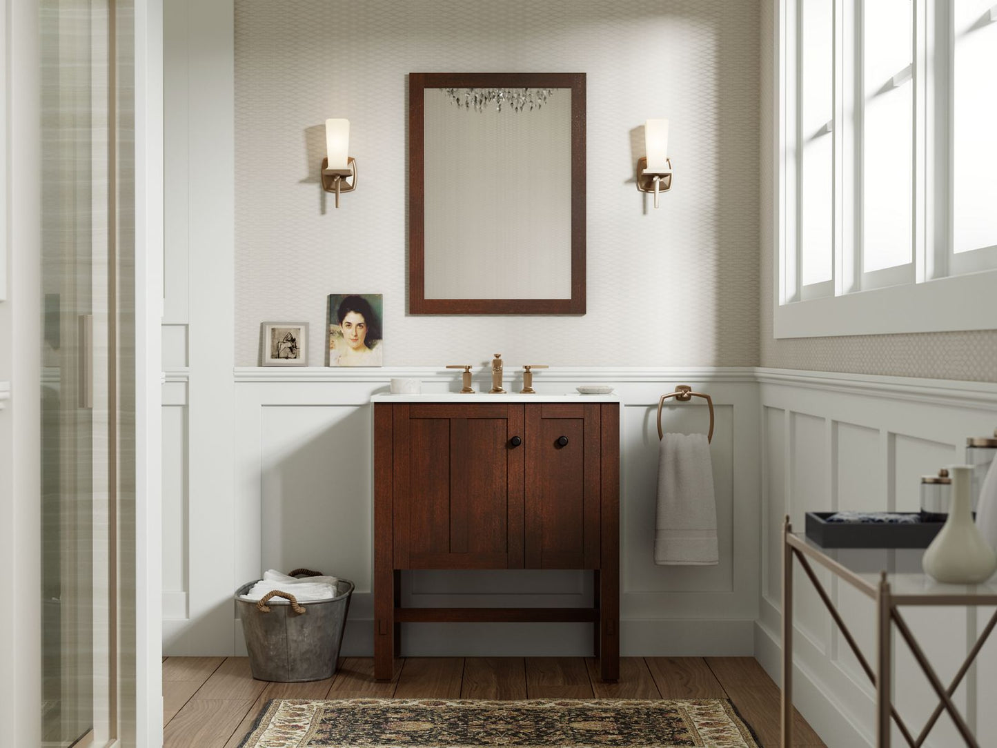 KOHLER K-5289-F69 Tresham 31" Bathroom Vanity Cabinet In Woodland