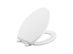 KOHLER K-20110-96 Brevia Quiet-Close Elongated Toilet Seat - Biscuit