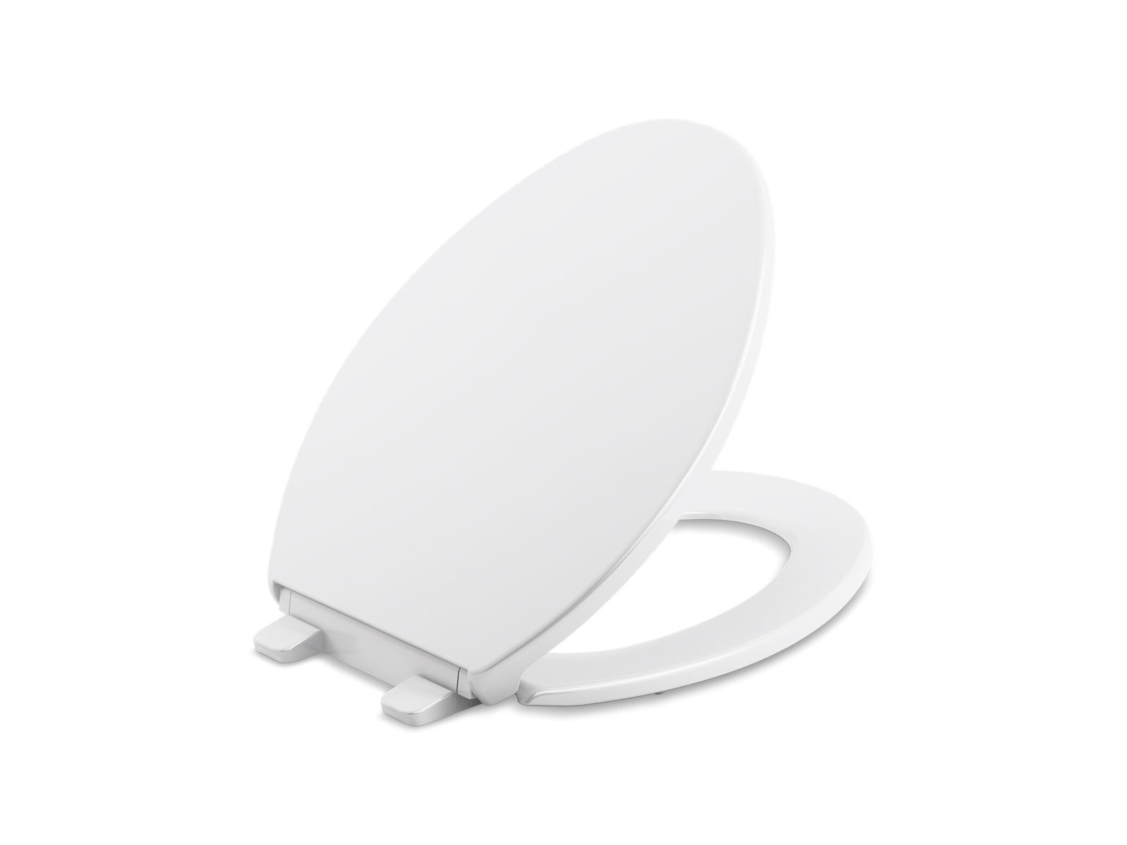 KOHLER K-20110-96 Brevia Quiet-Close Elongated Toilet Seat - Biscuit
