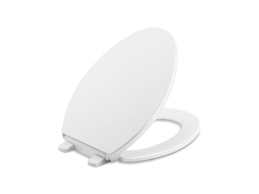 KOHLER K-4774-0 Brevia Quick-Release Elongated Toilet Seat In White