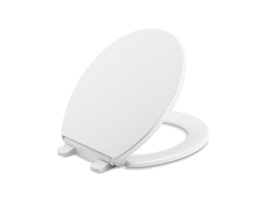 KOHLER K-20111-0 Brevia Quiet-Close Round-Front Toilet Seat In White