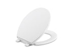KOHLER K-20111-96 Brevia Quiet-Close Round-Front Toilet Seat - Biscuit