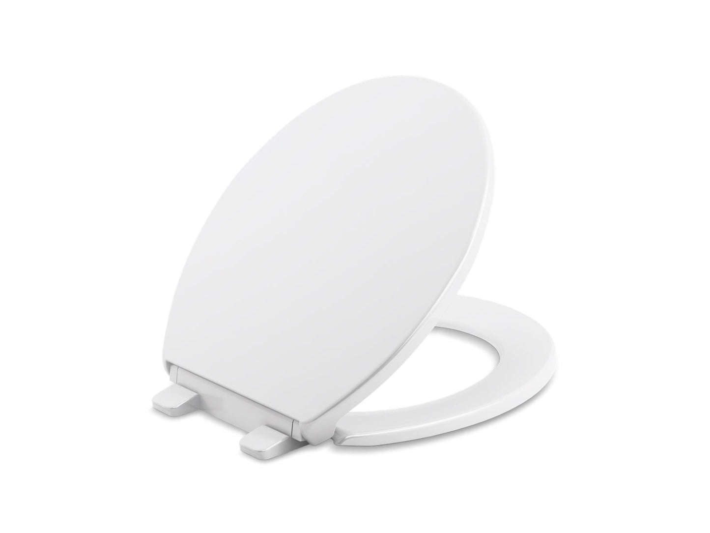 KOHLER K-20111-96 Brevia Quiet-Close round-front toilet seat - Biscuit