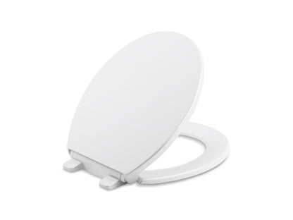 KOHLER K-20111-96 Brevia Quiet-Close round-front toilet seat - Biscuit