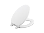 KOHLER K-20454-96 Ridgewood Quiet-Close Elongated Toilet Seat - Biscuit