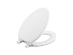 KOHLER K-20466-96 Stonewood Quiet-Close Elongated Toilet Seat - Biscuit