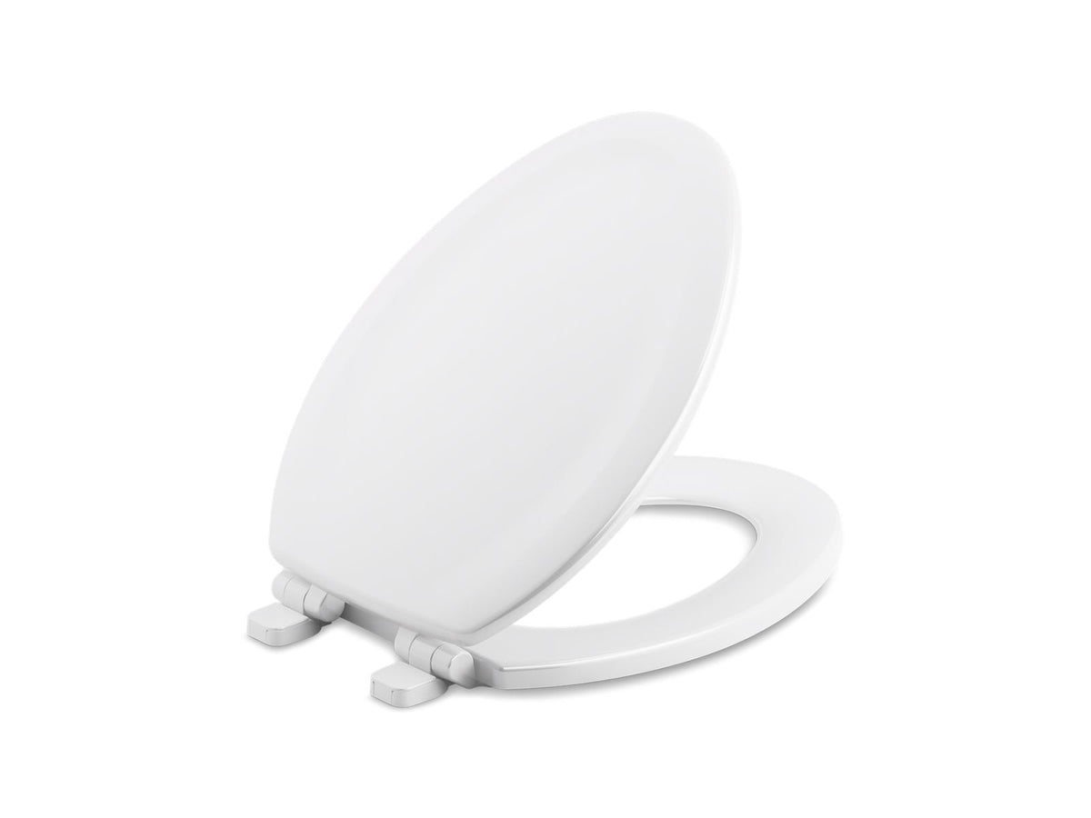 KOHLER K-20466-96 Stonewood Quiet-Close Elongated Toilet Seat - Biscuit