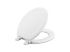 KOHLER K-20467-96 Stonewood Quiet-Close Round-Front Toilet Seat - Biscuit