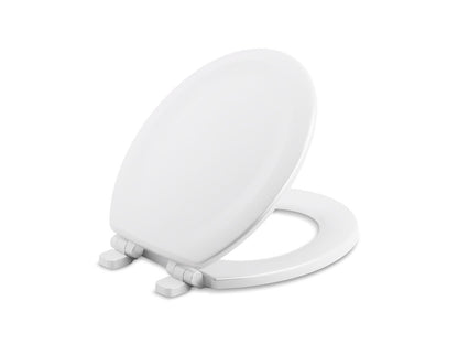 KOHLER K-20467-96 Stonewood Quiet-Close round-front toilet seat - Biscuit