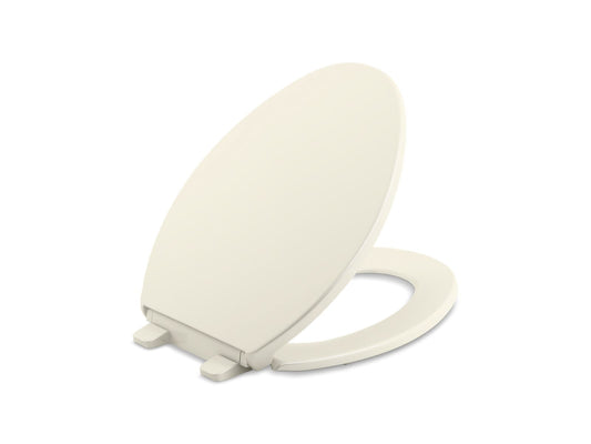 KOHLER K-4774-96 Brevia Quick-Release Elongated Toilet Seat In Biscuit