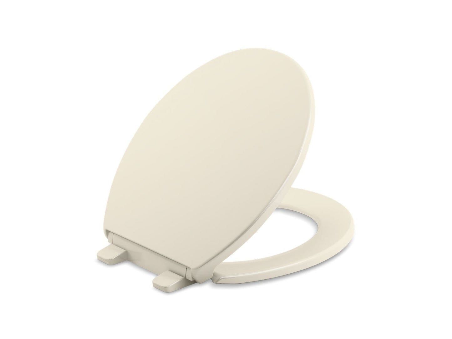 KOHLER K-4775-47 Brevia Quick-Release Round-Front Toilet Seat In Almond