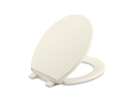 KOHLER K-4775-96 Brevia Quick-Release Round-Front Toilet Seat In Biscuit