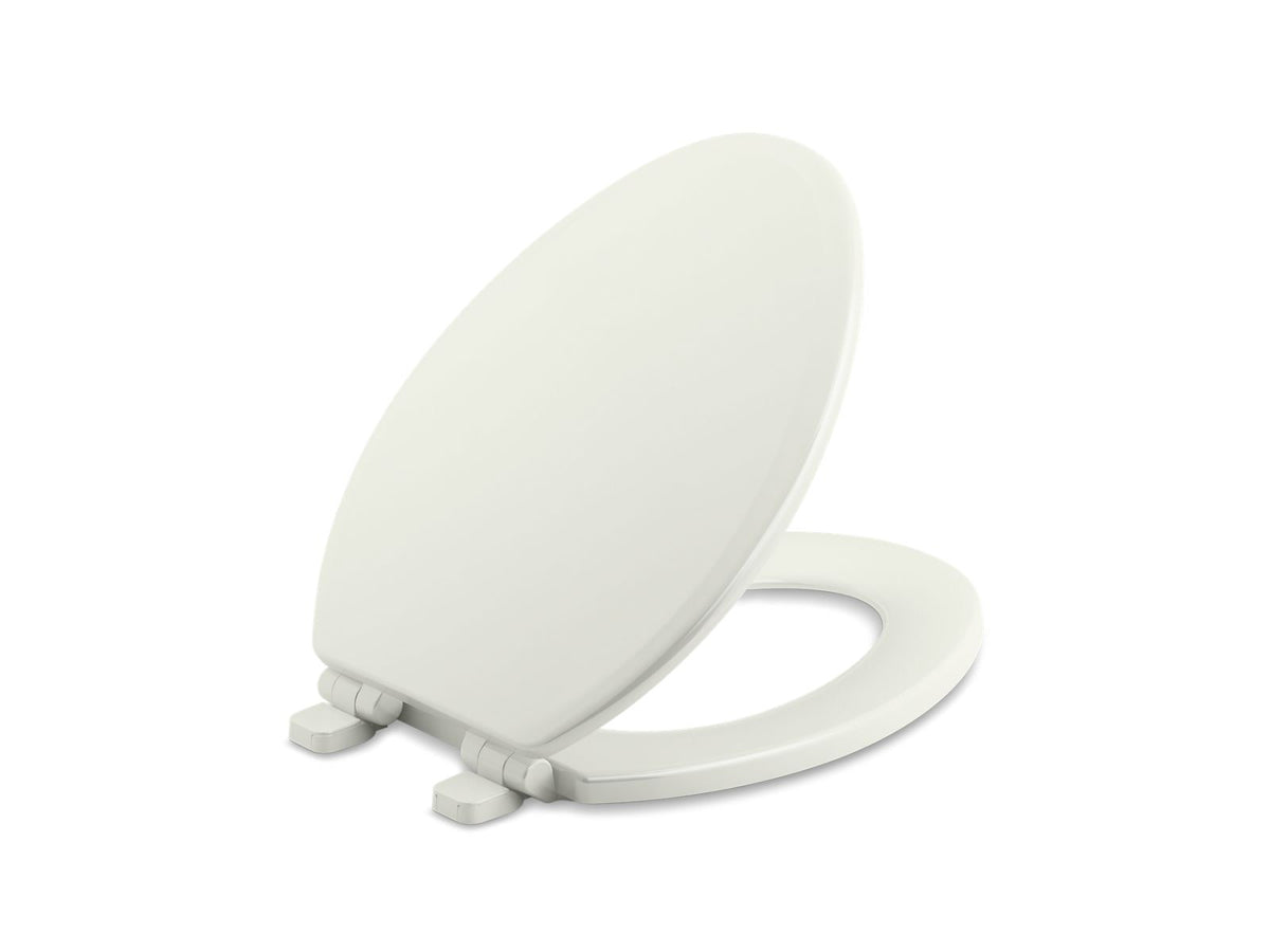 KOHLER K-20454-NY Ridgewood Quiet-Close Elongated Toilet Seat - Dune