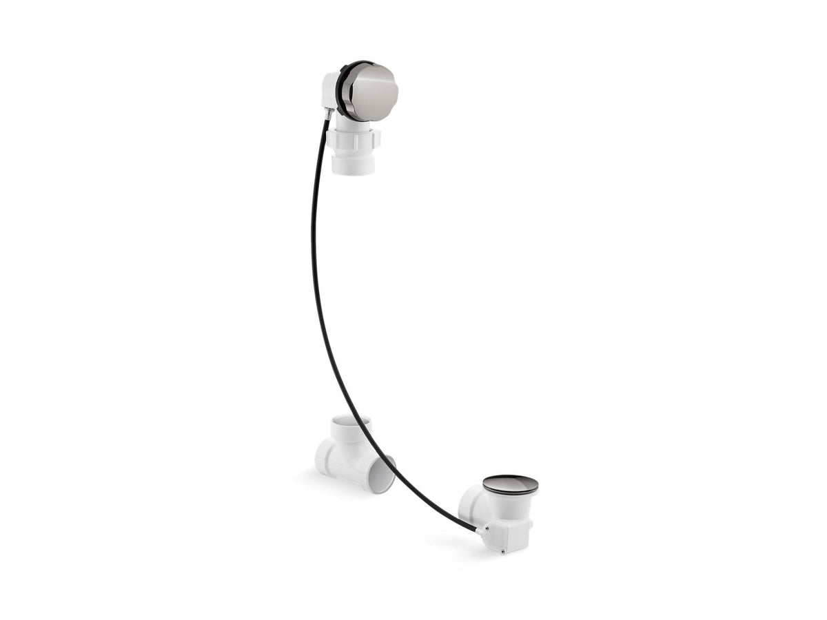 KOHLER K-7214-TT Clearflo Cable Bath Drain, Less Pvc Tubing - Vibrant Titanium
