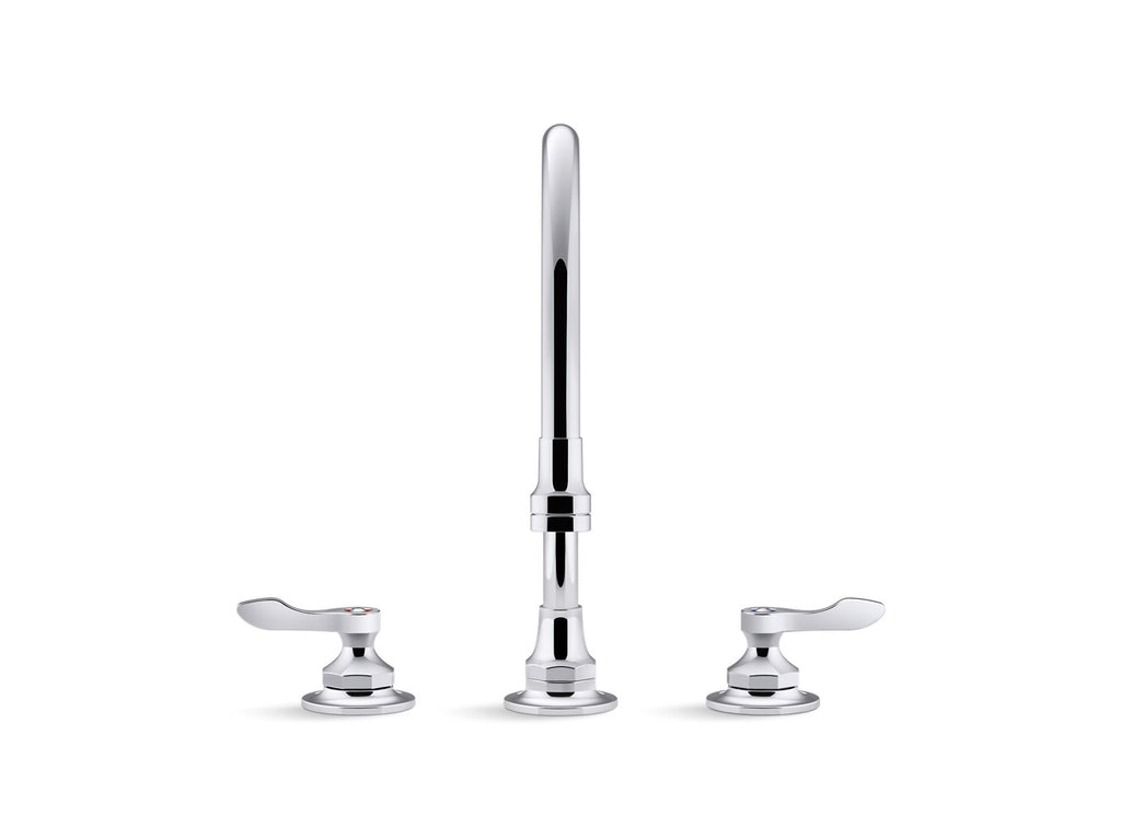 KOHLER K-815T70-4AHA-CP Triton Bowe 1.5 Gpm Kitchen Sink Faucet With 9-5/16" Gooseneck Spout, Aerated Flow And Lever Handles - Polished Chrome