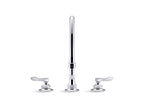KOHLER K-815T70-4AHA-CP Triton Bowe 1.5 Gpm Kitchen Sink Faucet With 9-5/16" Gooseneck Spout, Aerated Flow And Lever Handles - Polished Chrome