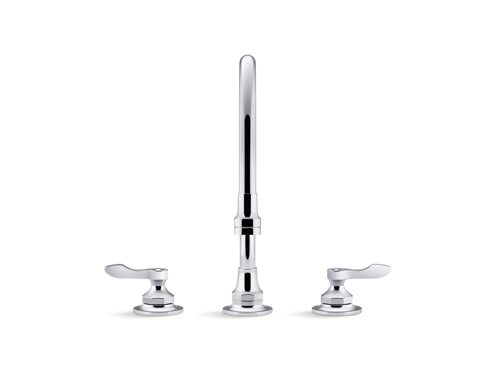 KOHLER K-815T70-4AHA-CP Triton Bowe 1.5 Gpm Kitchen Sink Faucet With 9-5/16" Gooseneck Spout, Aerated Flow And Lever Handles - Polished Chrome